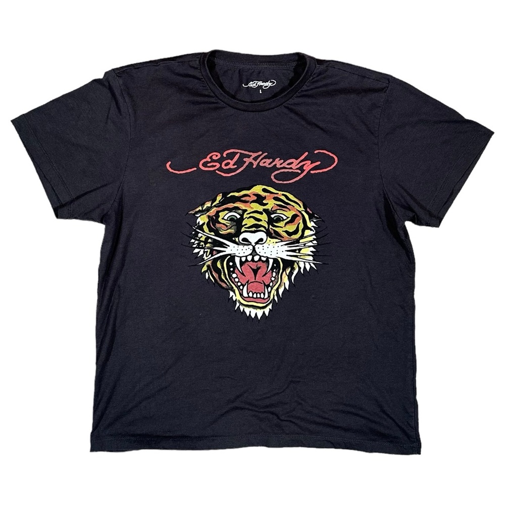 Ed Hardy Tee with Tiger Design